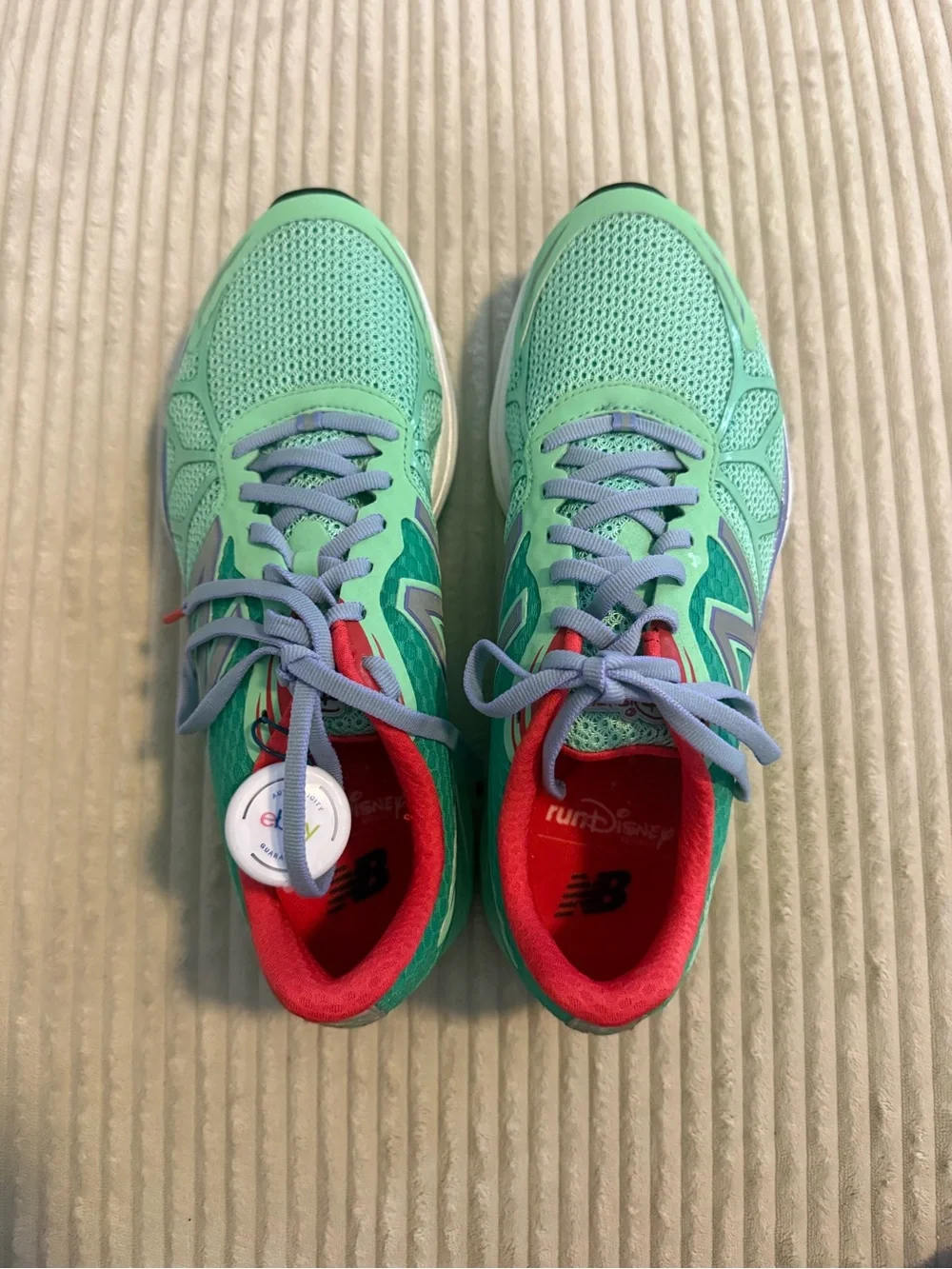 Limited Edition New Balance Vazee Pace 2016 “Ariel” runDisney sneakers.